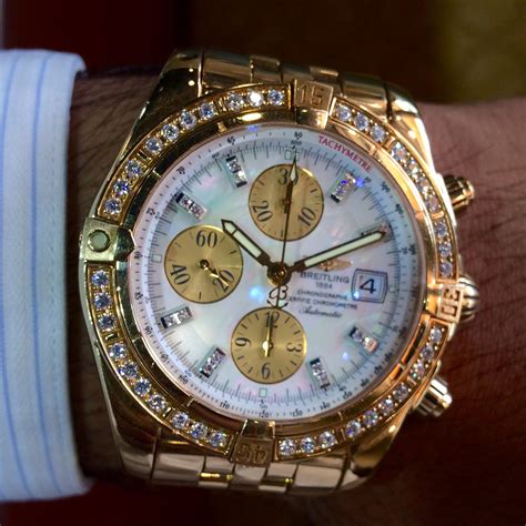 breitling chronomat evolution replica watch|breitling chronomat evolution with diamonds.